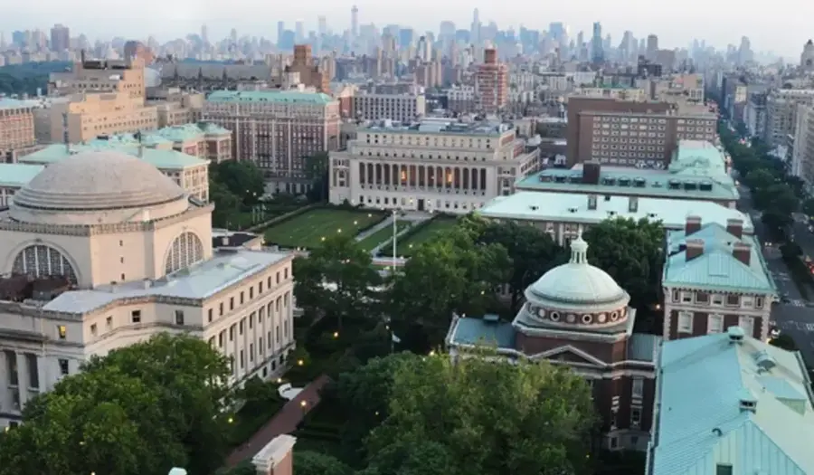 Columbia University campus in New York